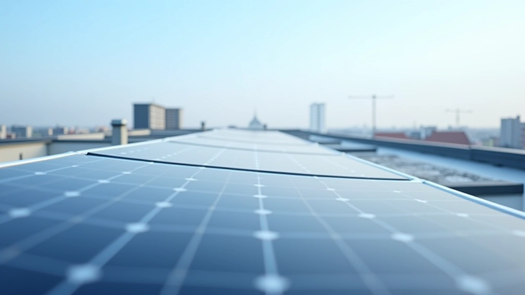 Panneaux solaires et infrastructure d'énergie renouvelable représentant l'investissement dans la transition écologique